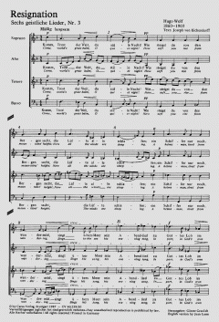 Resignation (Hugo Wolf) 