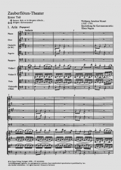 Die Zauberflöte für junge Leute (W.A. Mozart) 