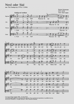Nord oder Süd (Robert Schumann) 