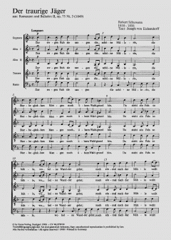 Der traurige Jäger; Der Rekrut (Robert Schumann) 