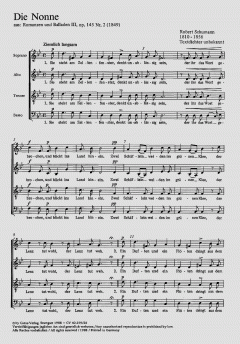 Die Nonne; John Anderson (Robert Schumann) 