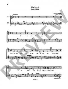 Vier Lieder op. 12 von Hanno Haag 