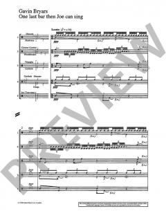 One Last Bar Then Joe Can Sing von Gavin Bryars (Download) 