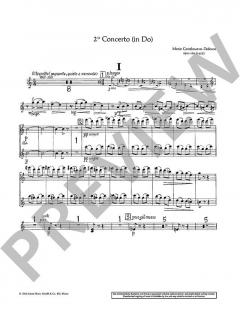 Concerto Nr. 2 in C-Dur op. 160 von Mario Castelnuovo-Tedesco (Download) 