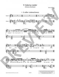 Valeria-Lieder von Heinz Holliger (Download) 