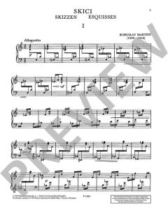 Esquisses / Jeux von Bohuslav Martinu (Download) 