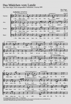 Das Mädchen vom Lande (Max Reger) 
