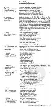 Weihnachtsoratorium BWV 248 von Johann Sebastian Bach 