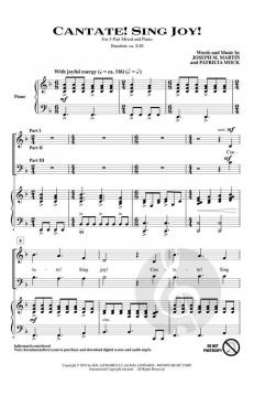 Cantate! Sing Joy! von Joseph M. Martin 