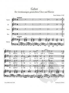 Gebet D 815 von Franz Schubert 