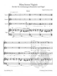 Missa beatae virginis von Siegfried Strohbach 