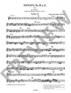 Streichersonate Nr. 2 in e-moll von Johann Rosenmüller im Alle Noten Shop kaufen (Einzelstimme)