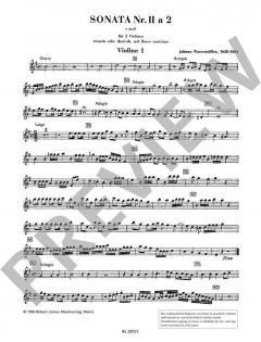 Streichersonate Nr. 2 in e-moll von Johann Rosenmüller im Alle Noten Shop kaufen (Einzelstimme)