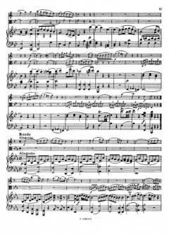 Trio Nr. IV von Wolfgang Amadeus Mozart 
