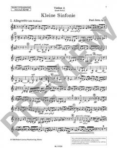 Kleine Sinfonie op. 87 von Paul Juon 