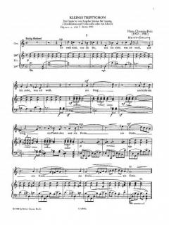 Kleines Triptychon (1945) von Hans Chemin-Petit 