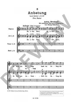 Motetten Nr. 5 von Anton Bruckner 
