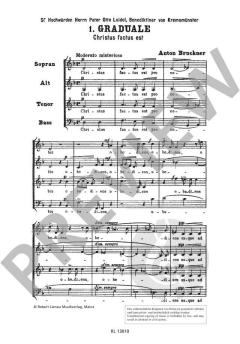 Graduale Nr. 1 von Anton Bruckner 