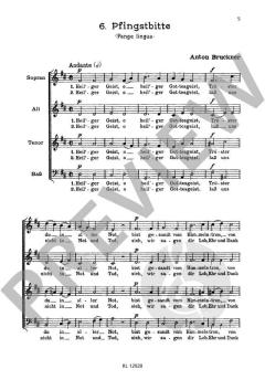 Geistliche Gesänge Heft 2 von Anton Bruckner 