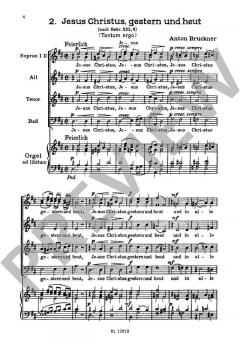 Geistliche Gesänge Heft 1 von Anton Bruckner 