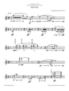 bel Canto Oboe solo (2013/14) von Jörg Birkenkötter im Alle Noten Shop kaufen