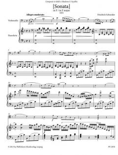 Sonate in F-Dur op. WoO von Friedrich Schneider 