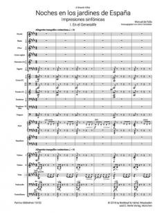 Noches en los Jardines von Manuel de Falla 