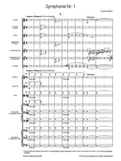 Symphonie Nr. 1 für Orchester D-Dur (1910) von Gustav Mahler im Alle Noten Shop kaufen (Partitur)