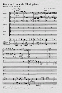 Denn es ist uns ein Kind geboren (Georg Friedrich Händel) 