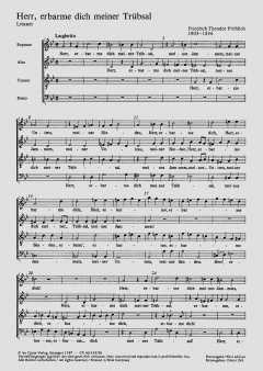 Herr, erbarme dich meiner Trübsal (Friedrich Theodor Fröhlich) 