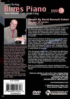Learn To Play Blues Piano von David Bennett Cohen 