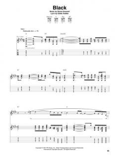 Pearl Jam Ten With Notes & Tablature 