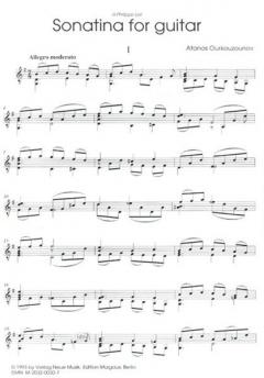 Sonatina For guitar von Atanas Ourkouzounov 