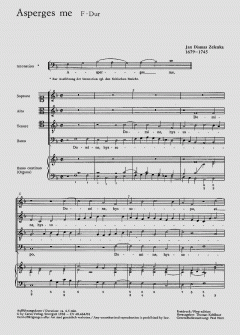 Asperges me ZWV163 (Jan Dismas Zelenka) 