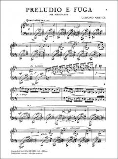 Preludio e Fuga von Orefice 