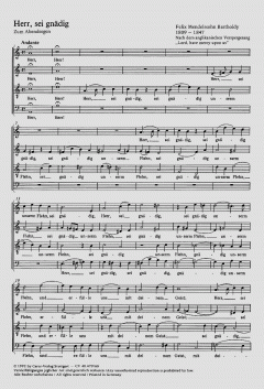 Mendelssohn: Neun Psalmen und das Cantique (Felix Mendelssohn Bartholdy) 