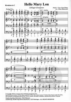 Hello Mary Lou - Marschformat von Gene Pitney 