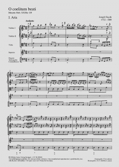 O coelitum beati HOB23a/G49 (Joseph Haydn) 