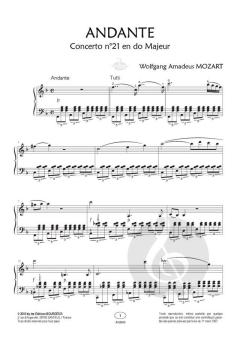 Andante Concerto No21 K467 von Wolfgang Amadeus Mozart 