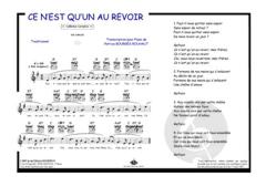 Ce n'est qu'un au revoir 