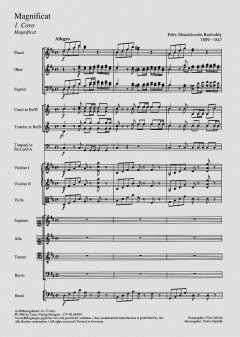 Magnificat in D-Dur (Felix Mendelssohn Bartholdy) 