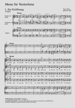 Messe für Verstorbene (Peter Hölzl) 