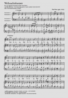 Weihnachtskantate (Paul Horn) 