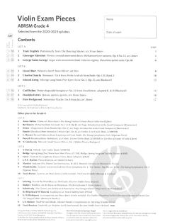 Violin Exam Pieces 2020-2023, ABRSM Grade 4, Score, Part & CD im Alle Noten Shop kaufen