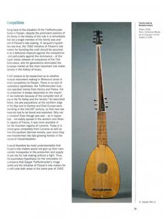 Füssen lute and violin making - A European legacy von Josef Focht 