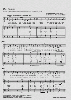 Drei Könige wandern (Peter Cornelius) 