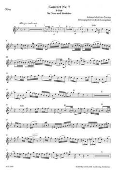Oboenkonzert B-Dur von Johann Melchior Molter im Alle Noten Shop kaufen