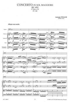 Konzert G-Dur RV 49 von Antonio Vivaldi 