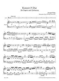 Fagottkonzert F-Dur von Joseph Fiala im Alle Noten Shop kaufen