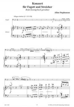 Fagottkonzert von Allan Stephenson im Alle Noten Shop kaufen